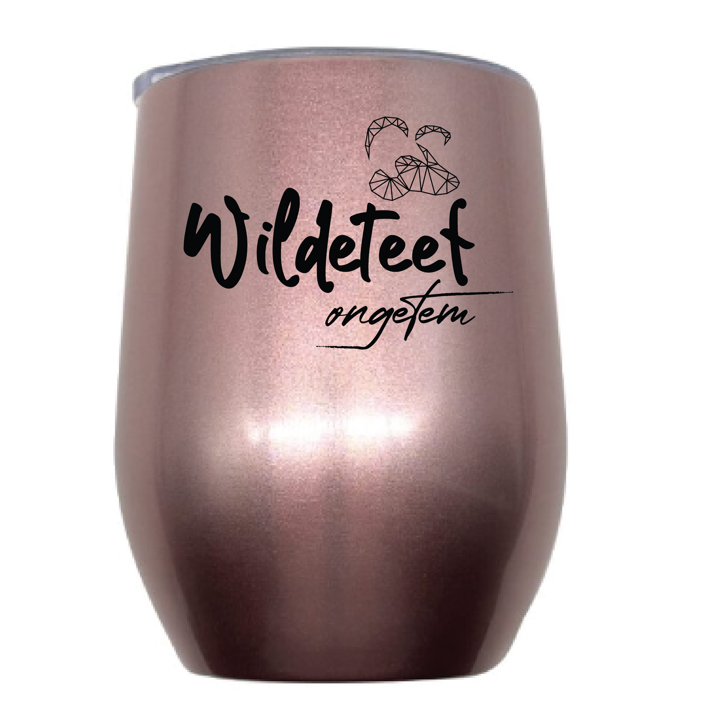 Wyn Koppie - Wildeteef logo rosegold